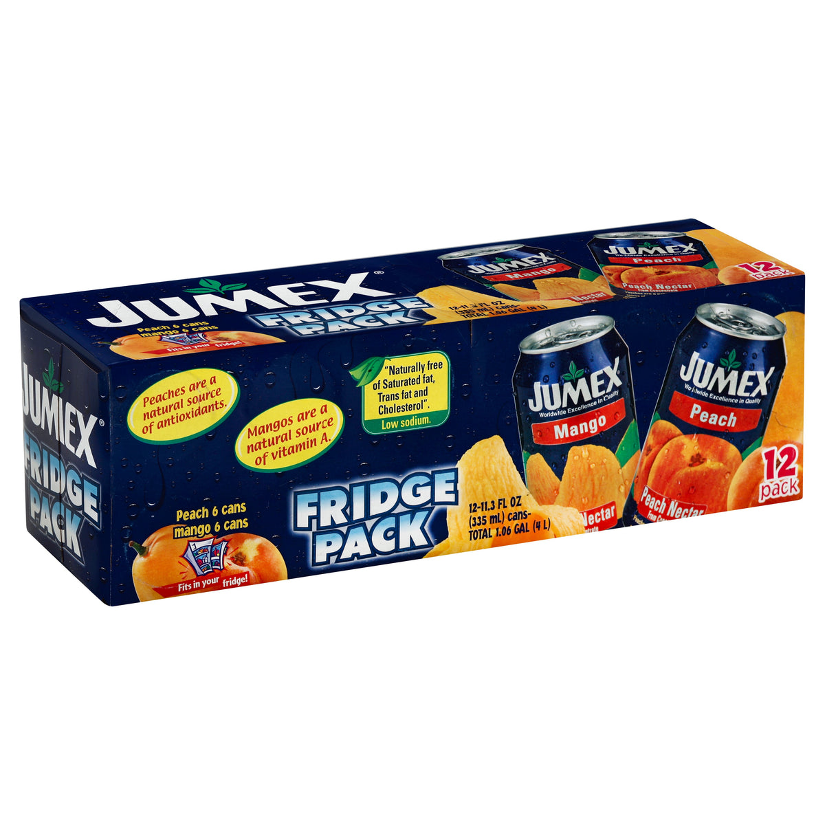 Jumex Nectar 12 unidades - Durazno 6 cans mango 6 cans