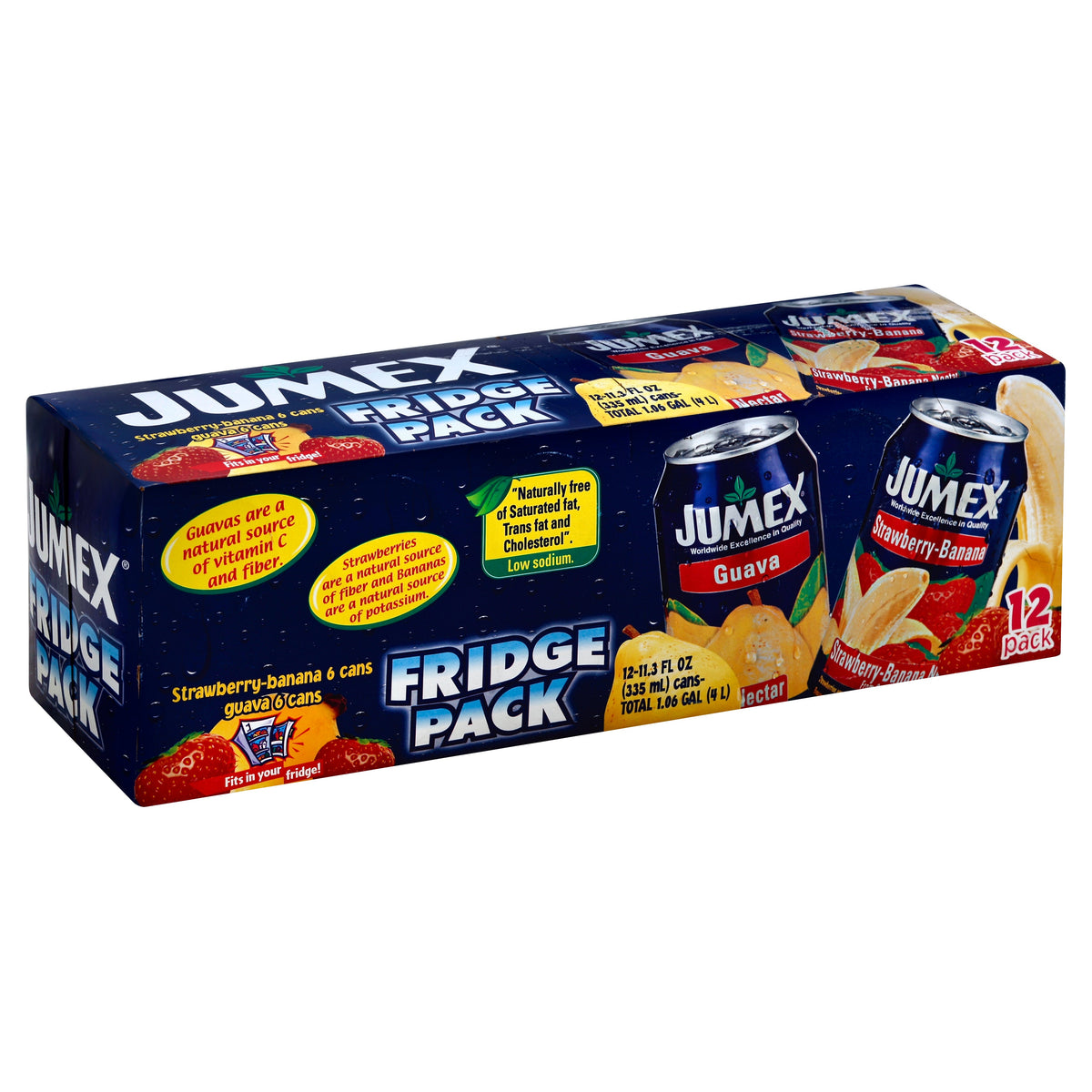 Jumex Nectar 12 ea - Fresa y banano 6 cans guava 6 cans