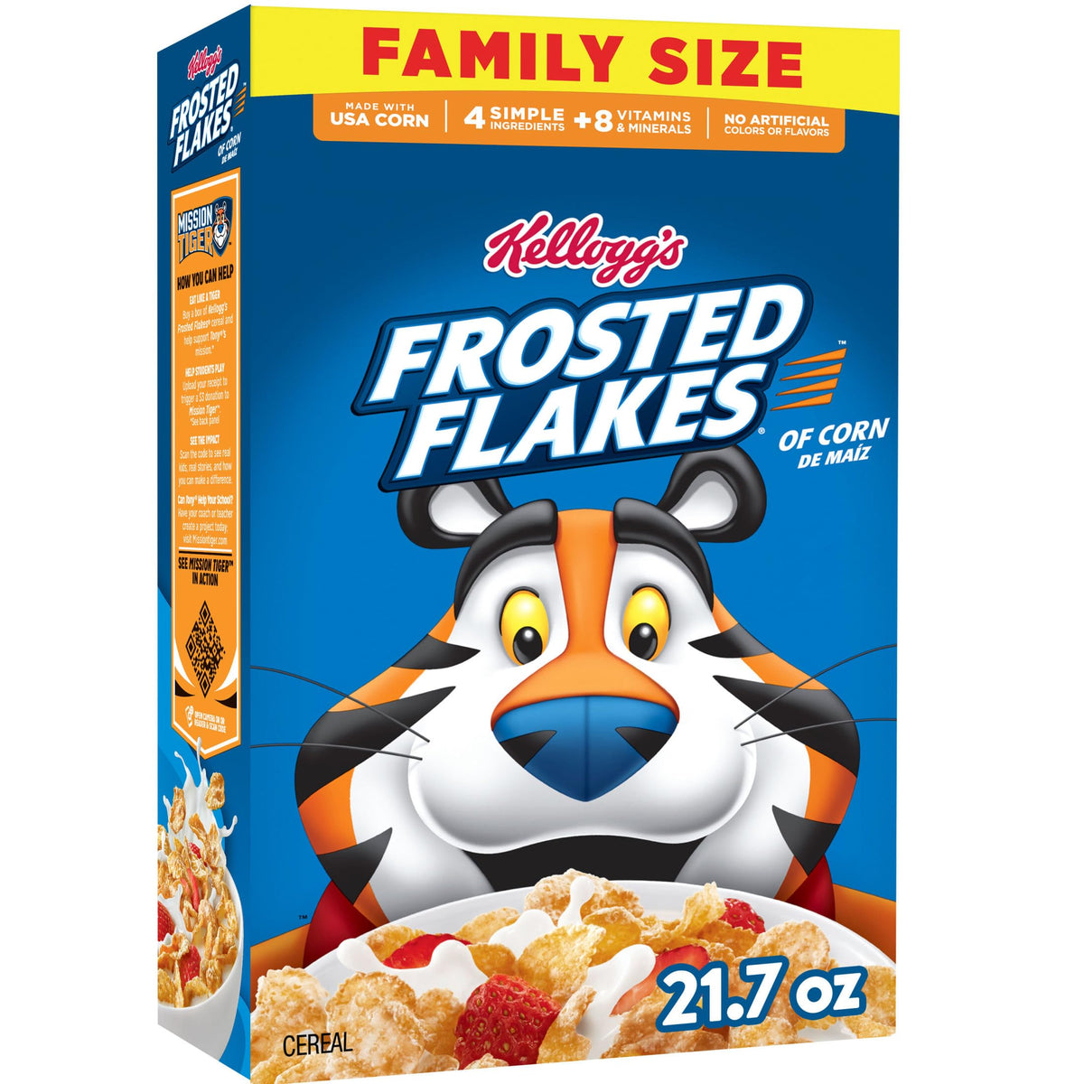 Kellogg’s Frosted Flakes cereal — 21.7 oz