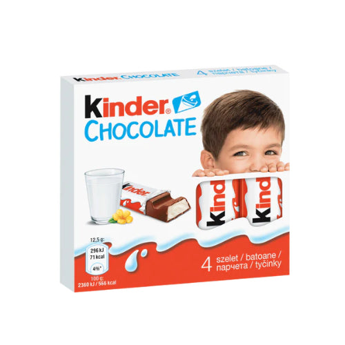 Kinder Chocolate Bars 1.76oz