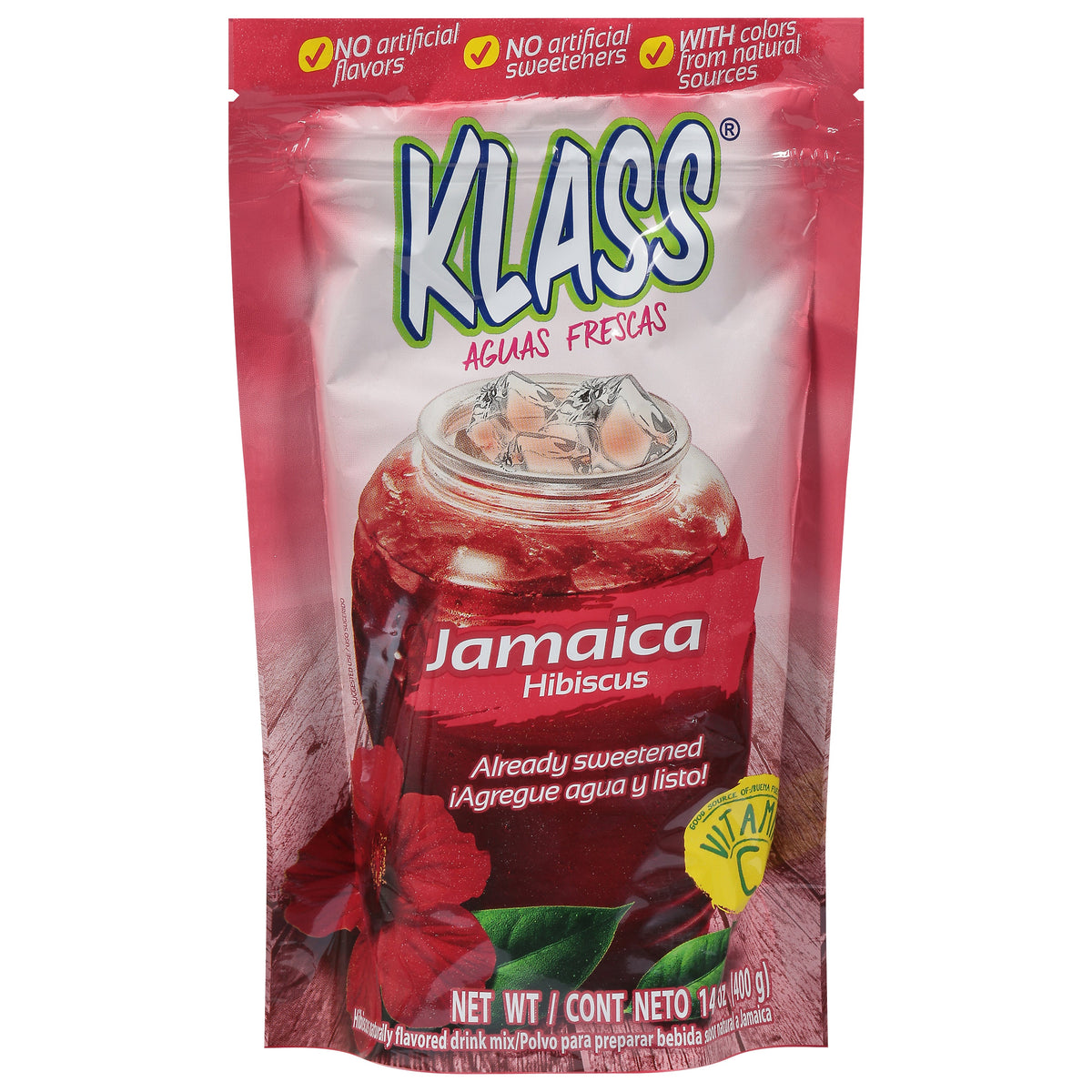 Klass Jamaica Hibiscus Mezcla para bebida 14.1 oz