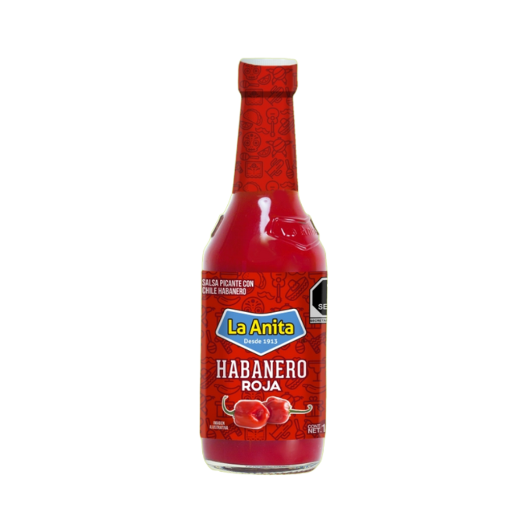La Anita salsa de habanero rojo — 5 oz