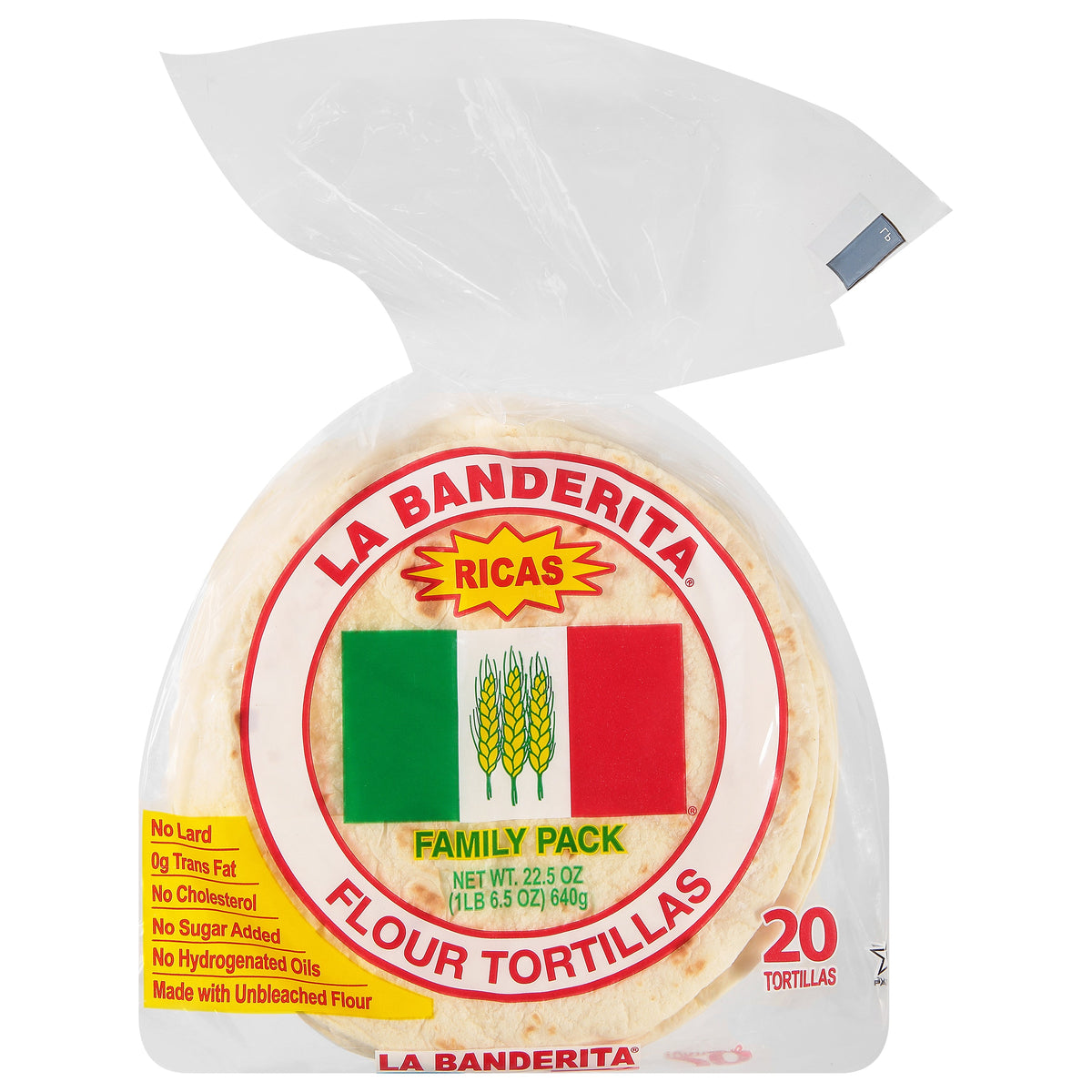 La Banderita Family Pack Tortillas de harina