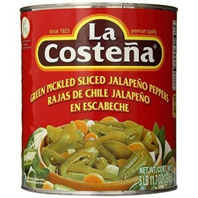 La Costena Green Pickled Sliced — 5.13 LB