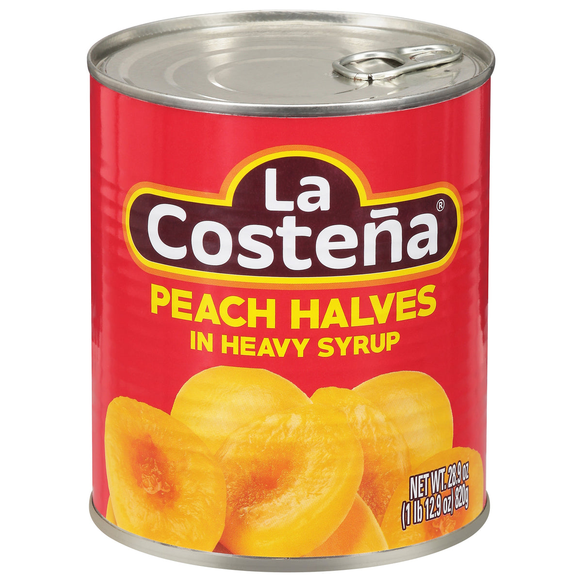 La Costeña Duraznos en mitades en almíbar — 28.9 oz