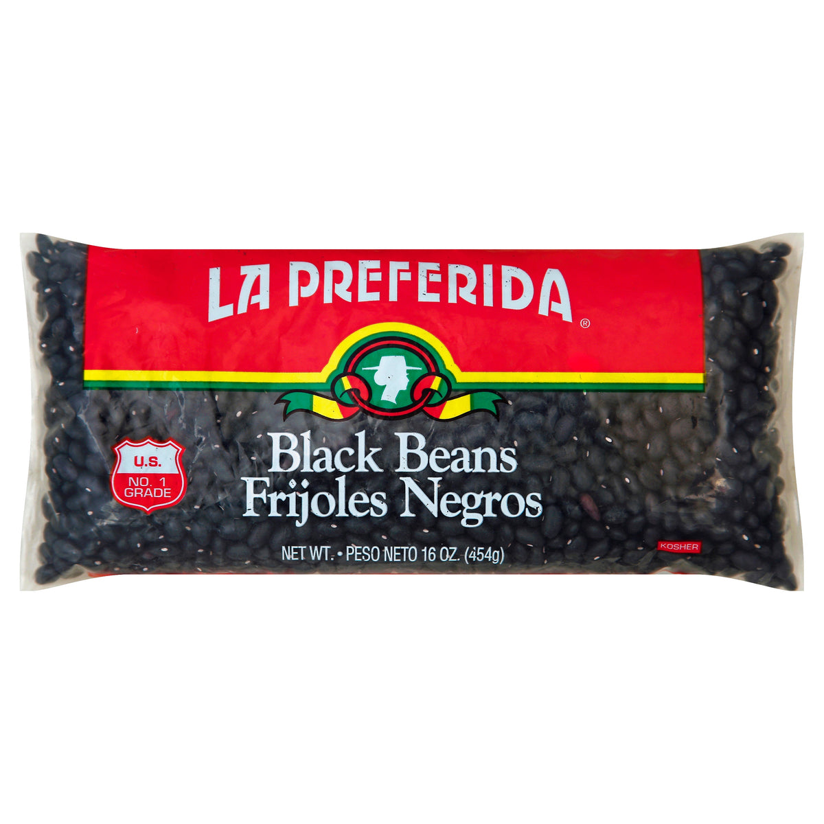 La Preferida Frijoles negros secos — 1 lb