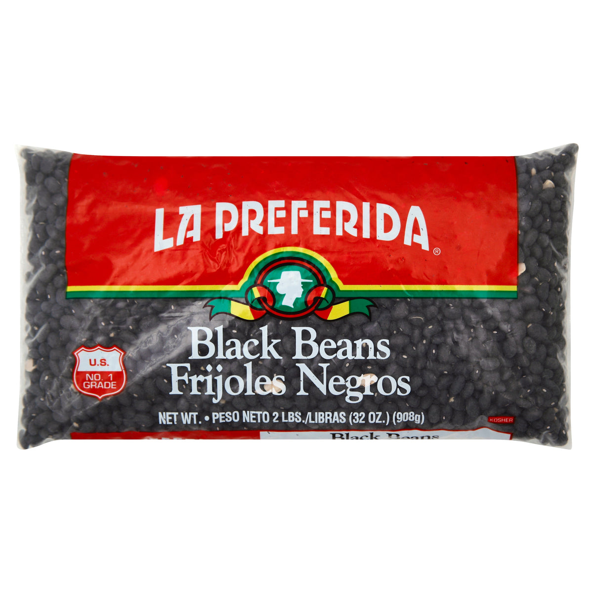 La Preferida Frijoles negros secos — 2 lb
