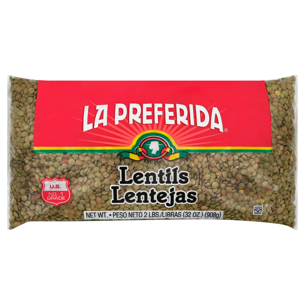 La Preferida Lentejas 32 oz