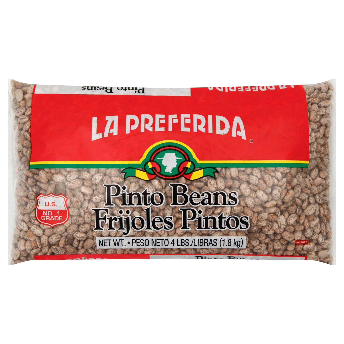 La Preferida Frijoles pintos secos — 4 lb