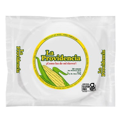 La Providencia tortillas de maíz amarillo — 25 oz · 30 tortillas