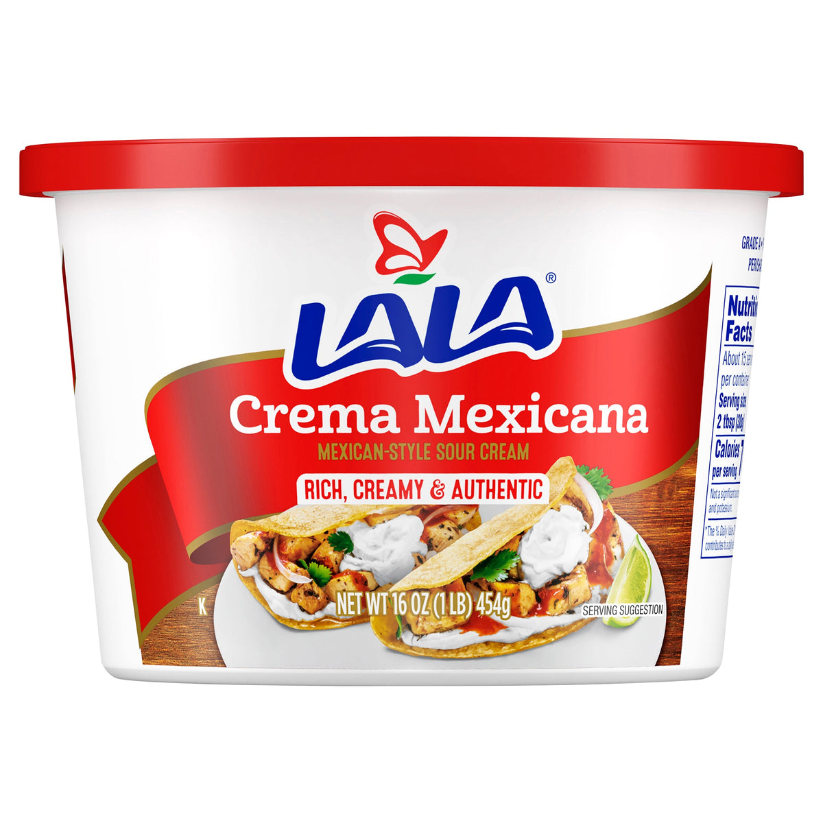 Lala Crema mexicana — 16 oz