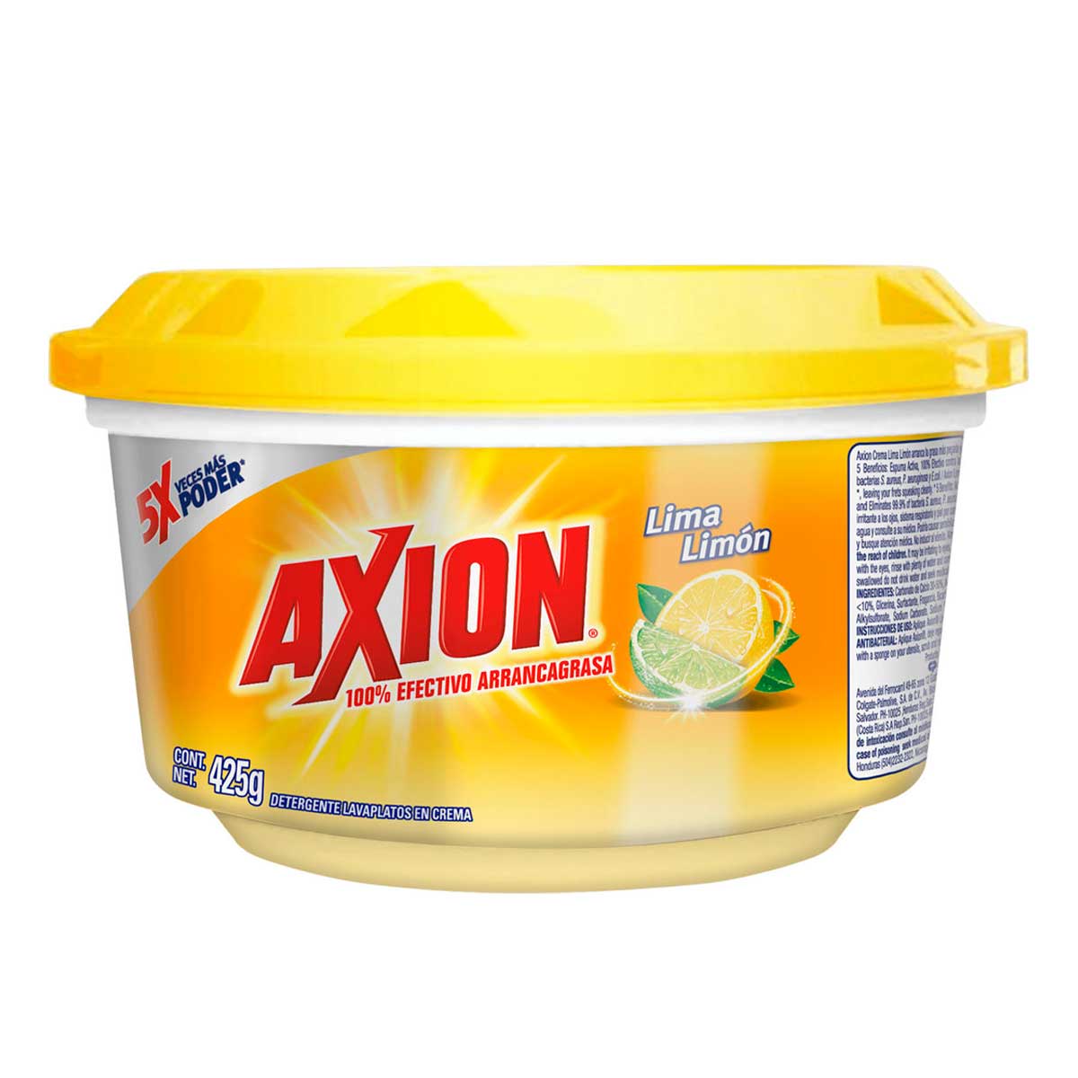 Axion Lavaplatos en Pasta Lima Limón — 425 g