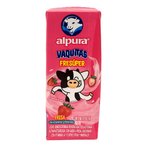 Leche Alpura Sabor Fresa 200ml