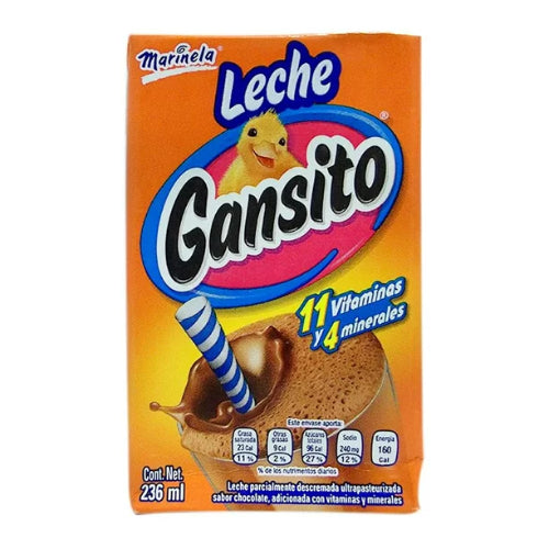 Leche Gansito Sabor Chocolate 236ml