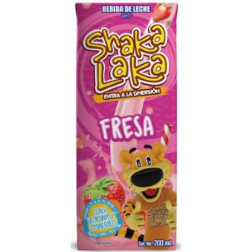 Shaka Laka Bebida de leche sabor fresa — 200 ml