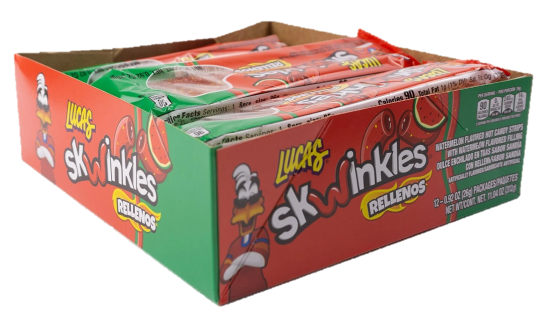 Lucas Skwinkles Rellenos Watermelon - 12ct