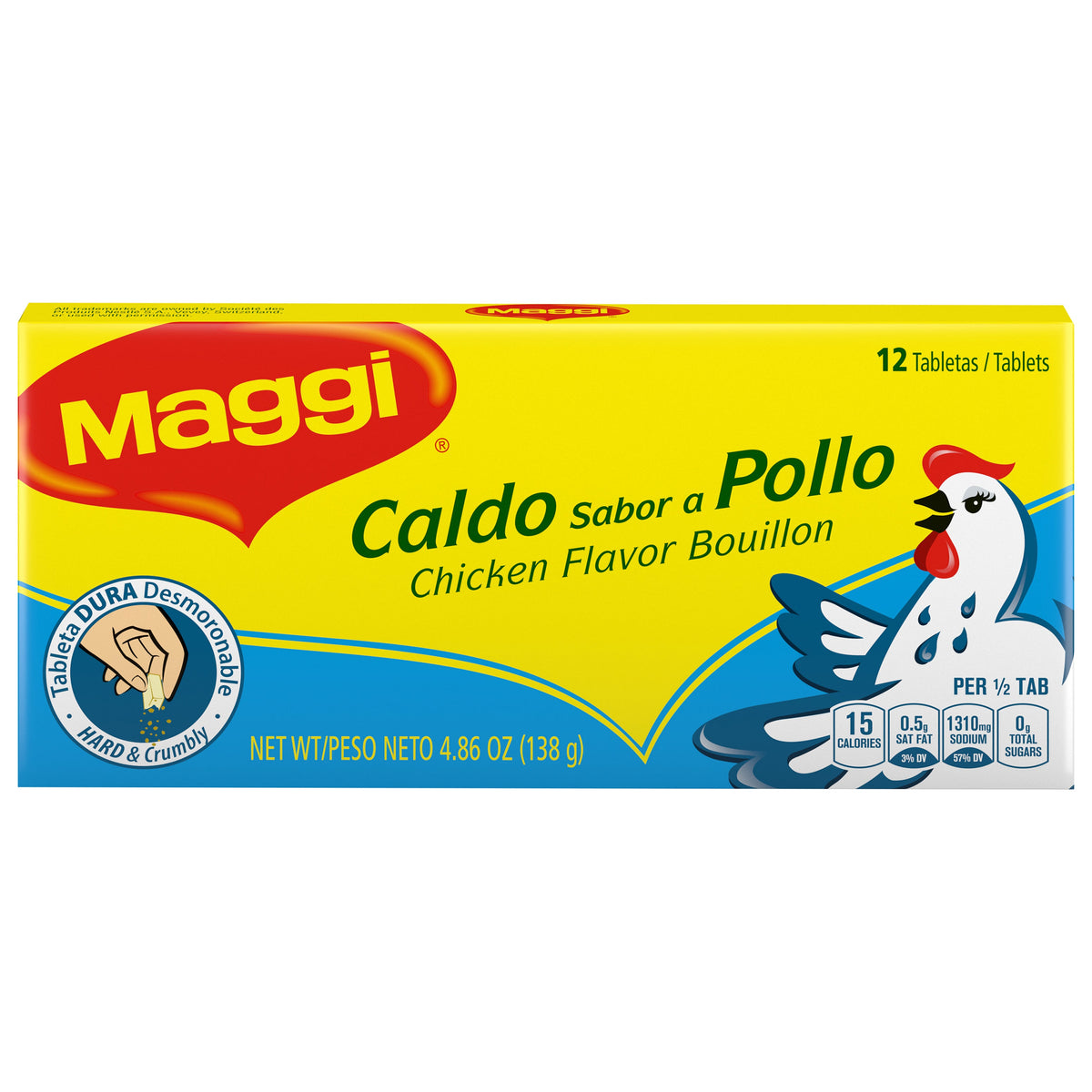 Maggi Sabor pollo Caldo 12 Tablets