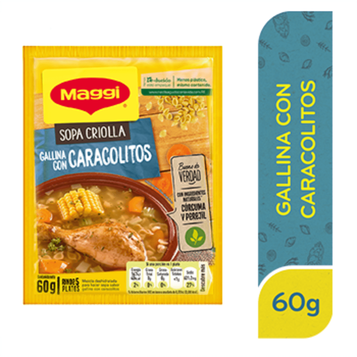 Maggi Sopa Criolla de Gallina con Caracolitos — 60 g
