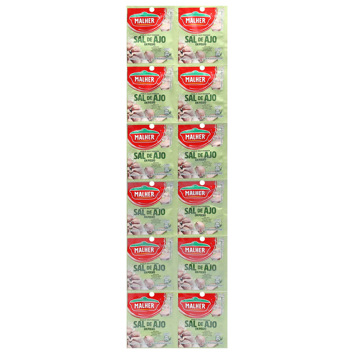Malher Sal de ajo Powder 12 - 0.21 oz Sobres