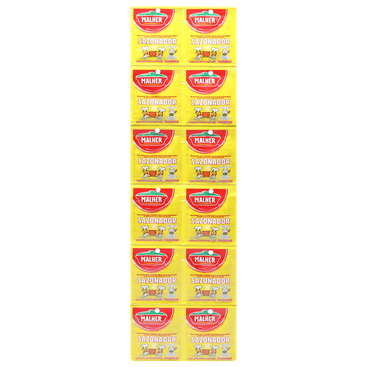 Malher Sazonador Sal Powder 12 - 0.18 oz Sobres