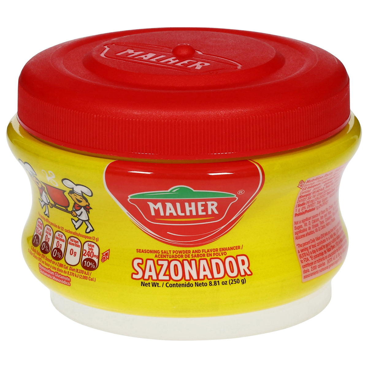 Malher Sazonador Sal Powder and Flavor Enhancer 8.81 oz