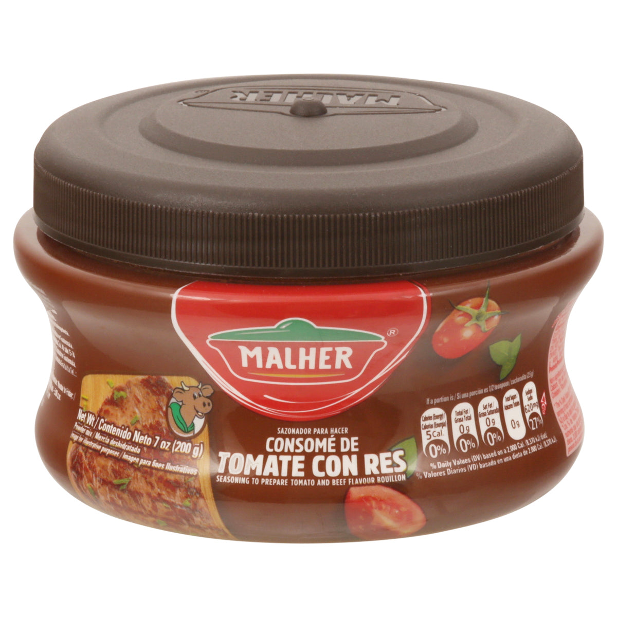 Malher Tomato and Beef Flavour Mezcla en polvo 7 oz