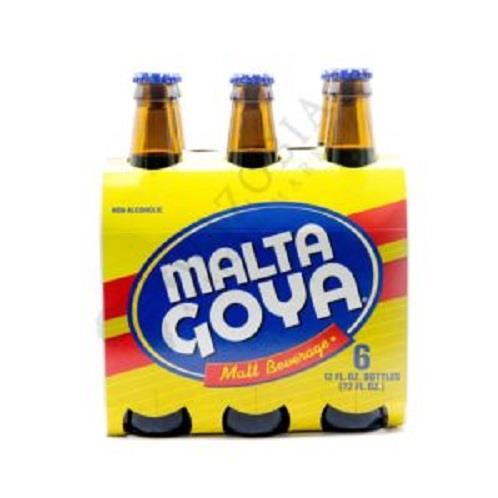 Malta Goya Non Alcoholic Malt Beverage 6pack — 6.00 units