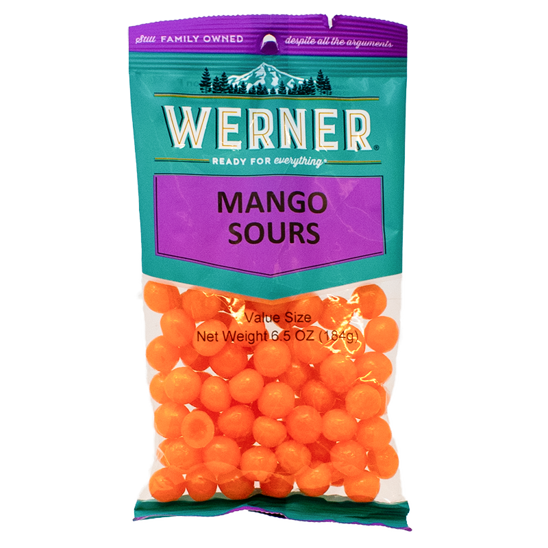 Werner dulces ácidos de mango — 6.5 oz