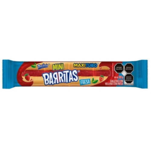 Marinela Maxitubo Mini Barritas fresa — 222 g