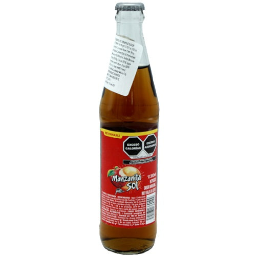 Mexican Soda Manzanita Sol Glass 16oz — Empaque mostrado en la fotografía