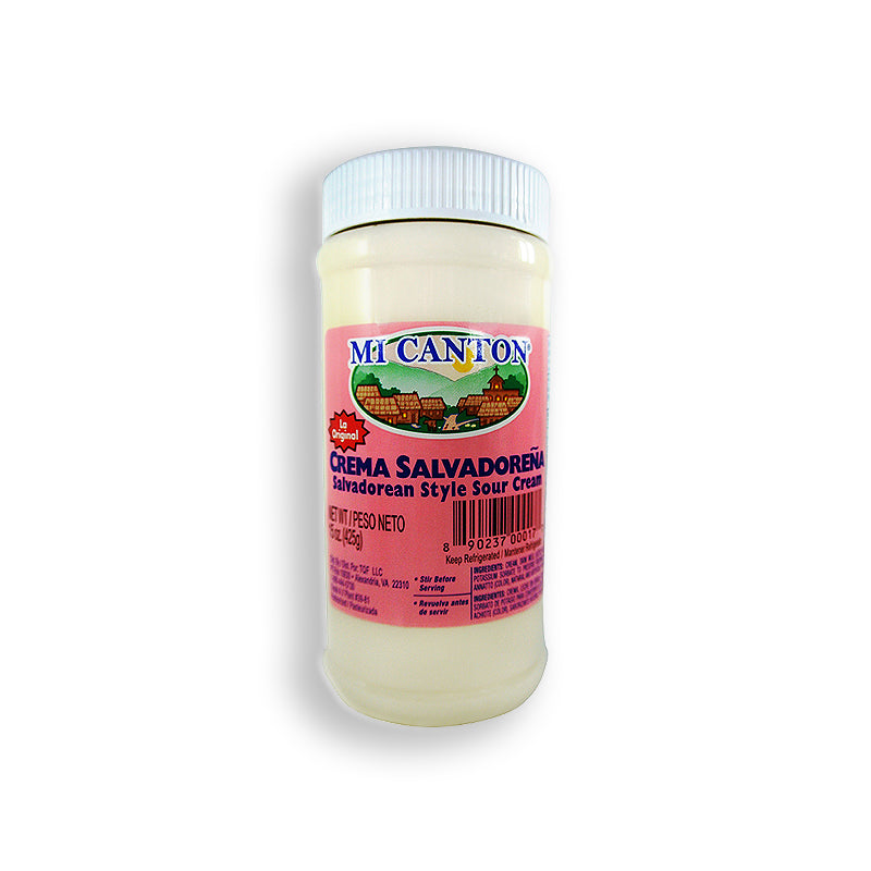 Mi Cantón crema salvadoreña — 15 oz