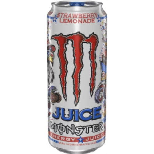 Monster Juice Strawberry Lemonade — 16 fl oz