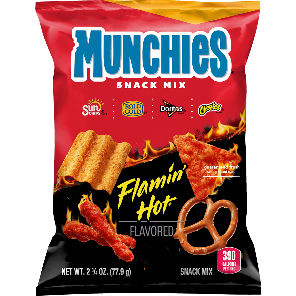 Munchies Flamin’ Hot mezcla de botanas — 77.9 g