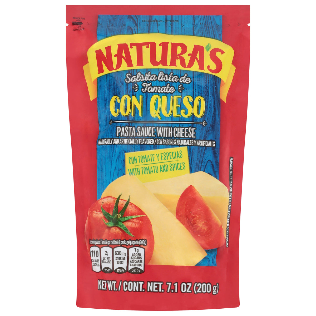 Natura's Salsa para pasta con queso 7.1 oz