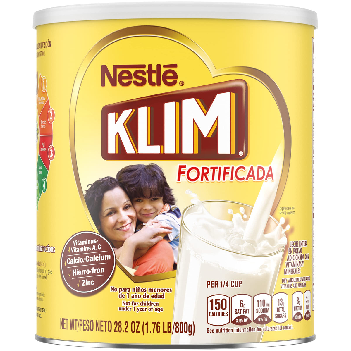 Nestlé Klim Fortificada leche en polvo — 800 g