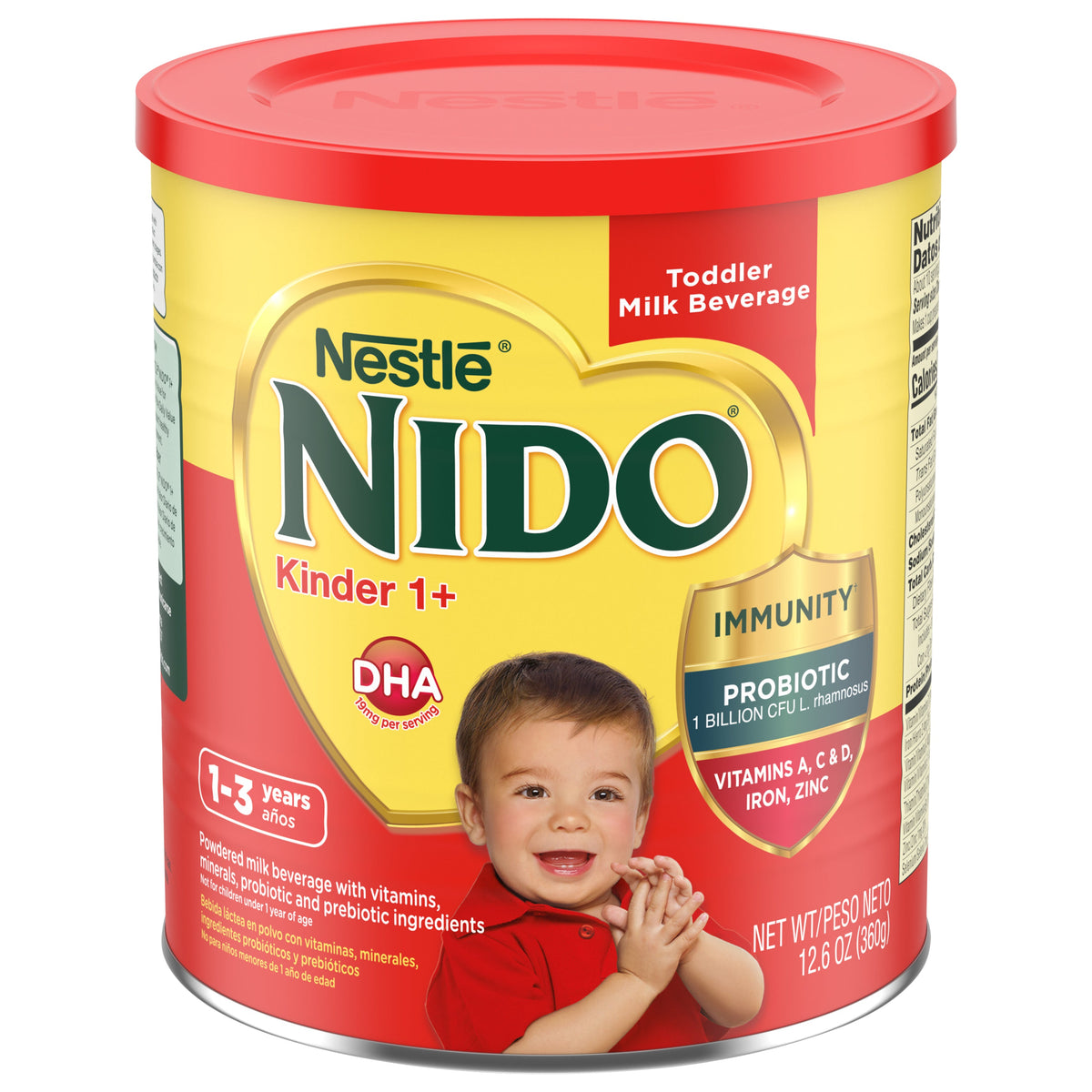 Nido Toddler Kinder 1+ En polvo Leche Beverage Toddler 12.6 oz