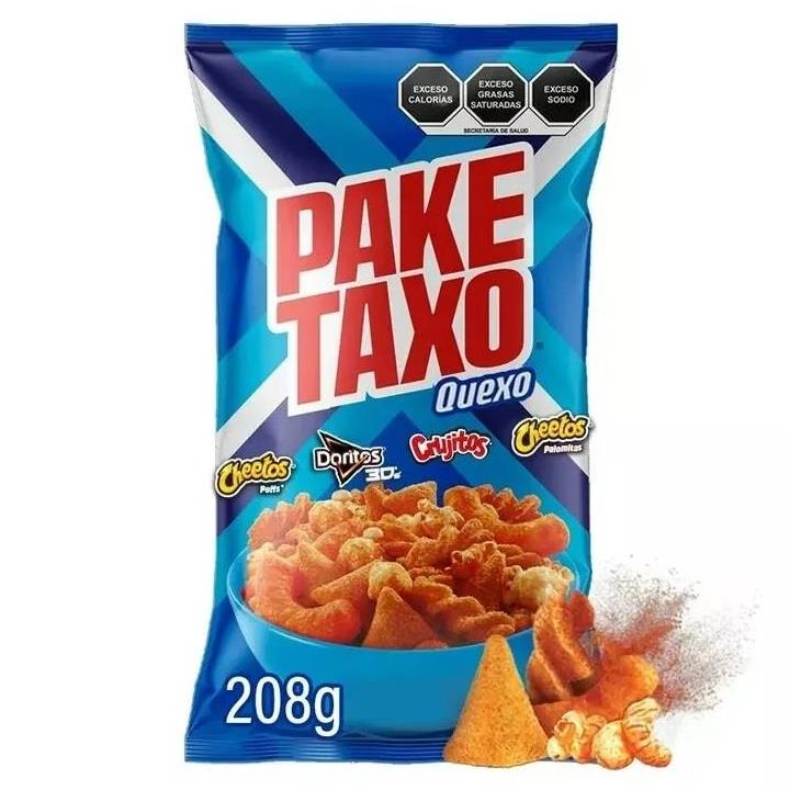 Paketaxo Quexo (Imported) Chips 208gm — Empaque mostrado en la fotografía