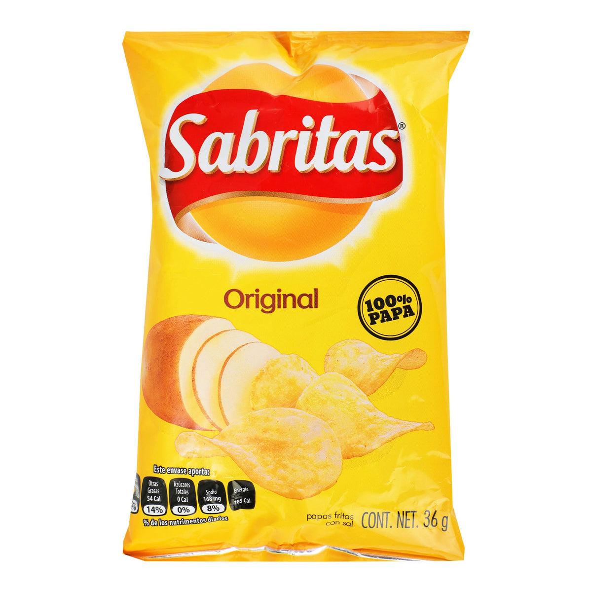 Sabritas papas originales con sal — 36 g