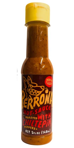 Perrona salsa de chiltepín tatemado — 5 fl oz