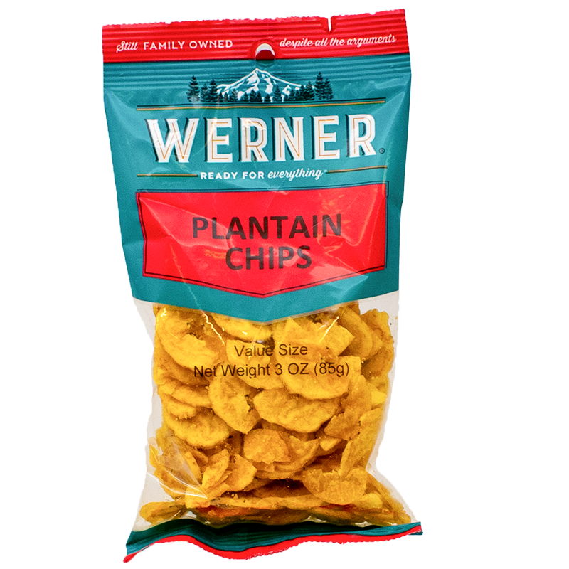 Werner chips de plátano — 3 oz