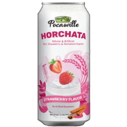 Pocasville Horchata Strawberry 16.5oz