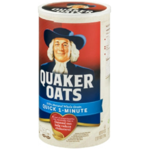 Quaker Oats Quick 1 – Minute Oatmeal 18oz – WIC