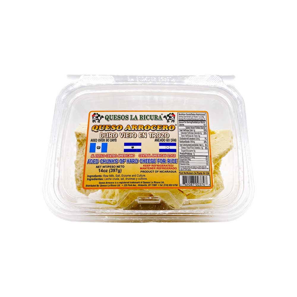 La Ricura Queso arrocero duro viejo — 14 oz
