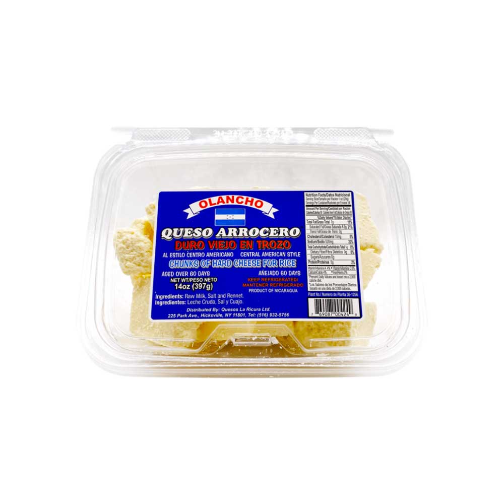 Olancho Queso arrocero duro viejo — 14 oz