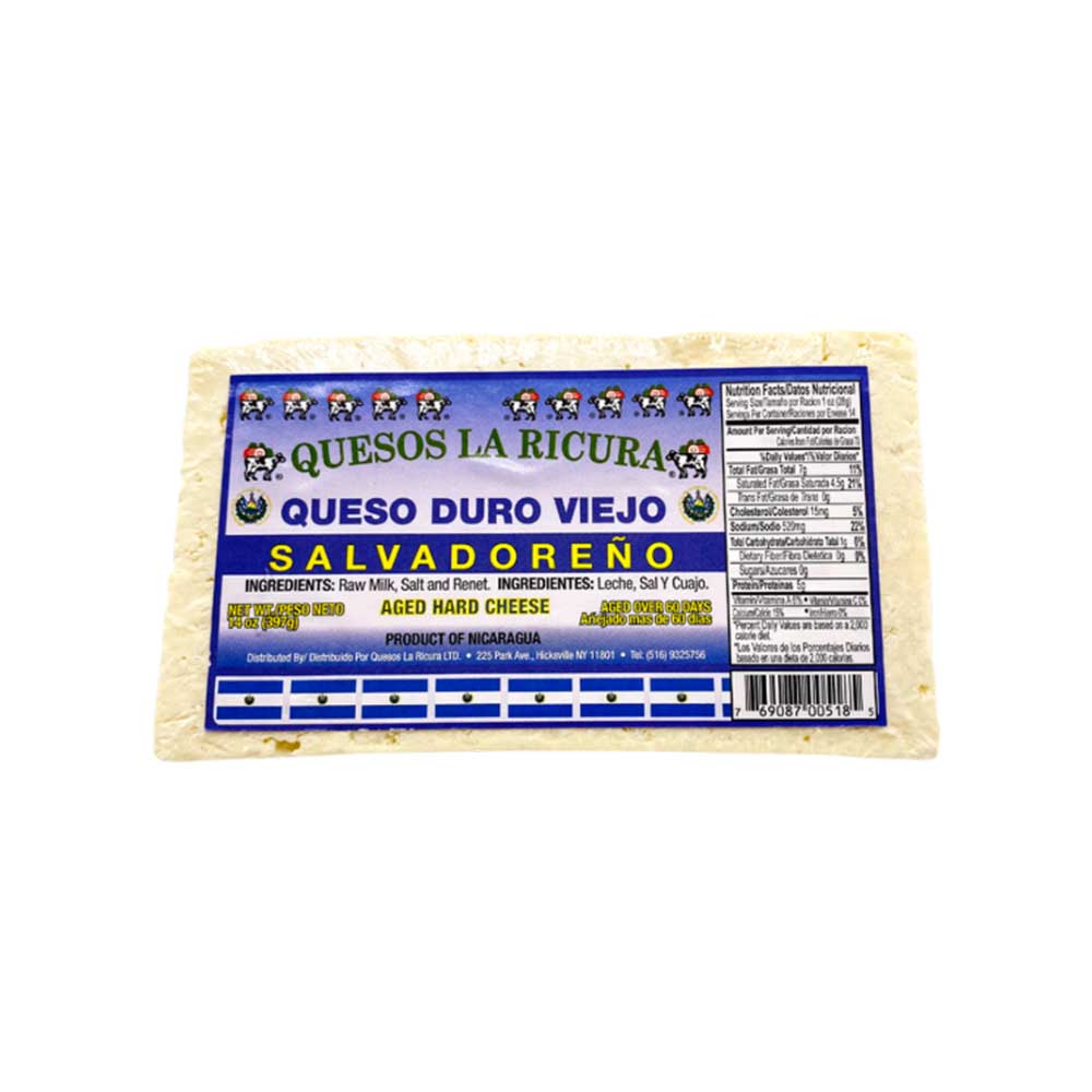 La Ricura queso duro viejo salvadoreño — 14 oz