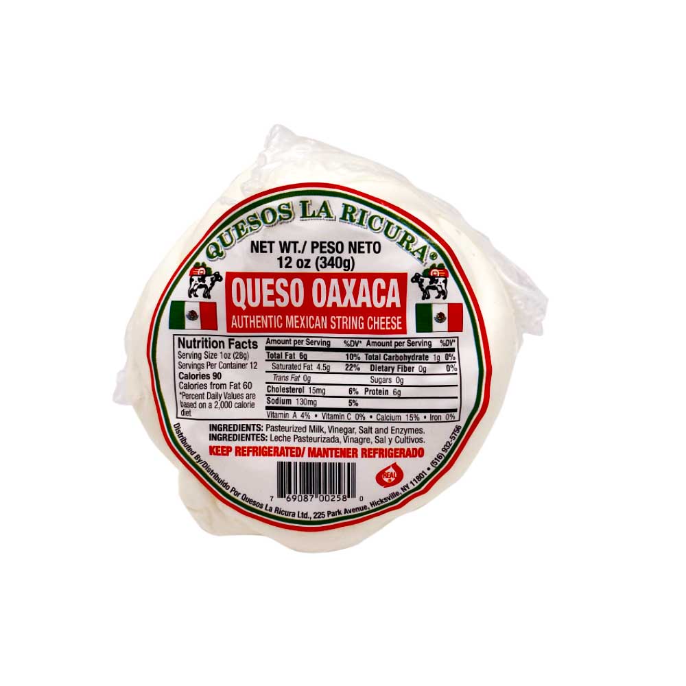 La Ricura queso Oaxaca — 12 oz