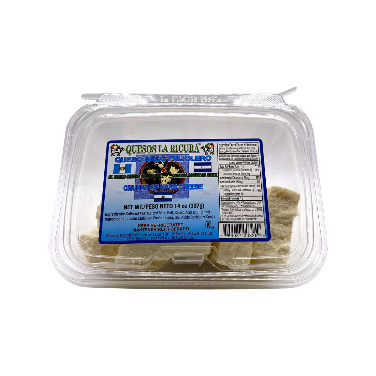 La Ricura Queso seco frijolero — 14 oz