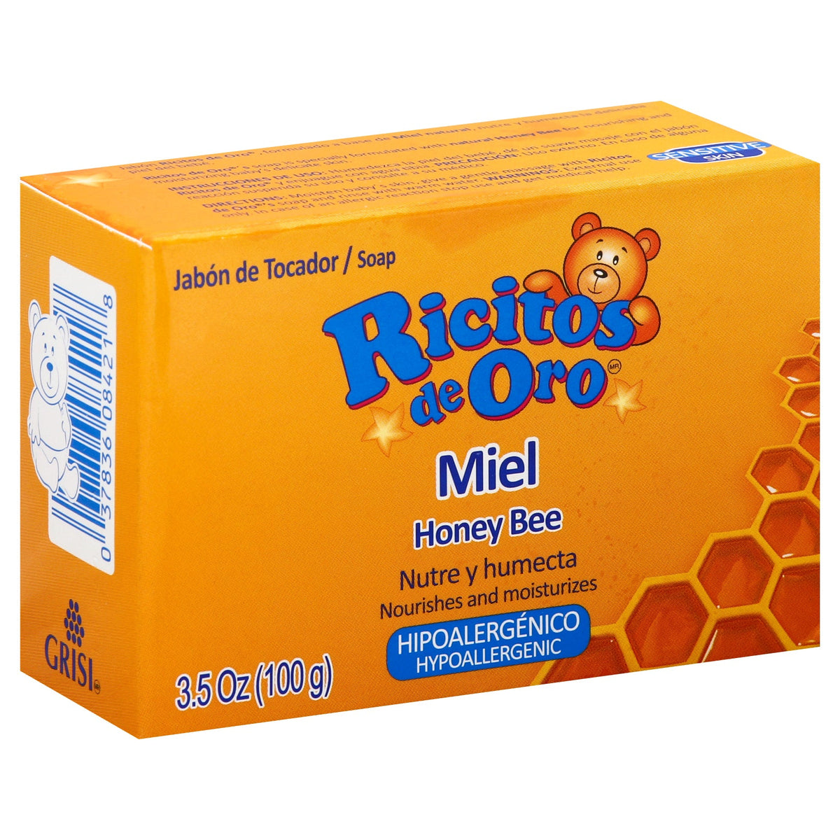 Ricitos de Oro Jabón 3.5 oz - Honey Bee