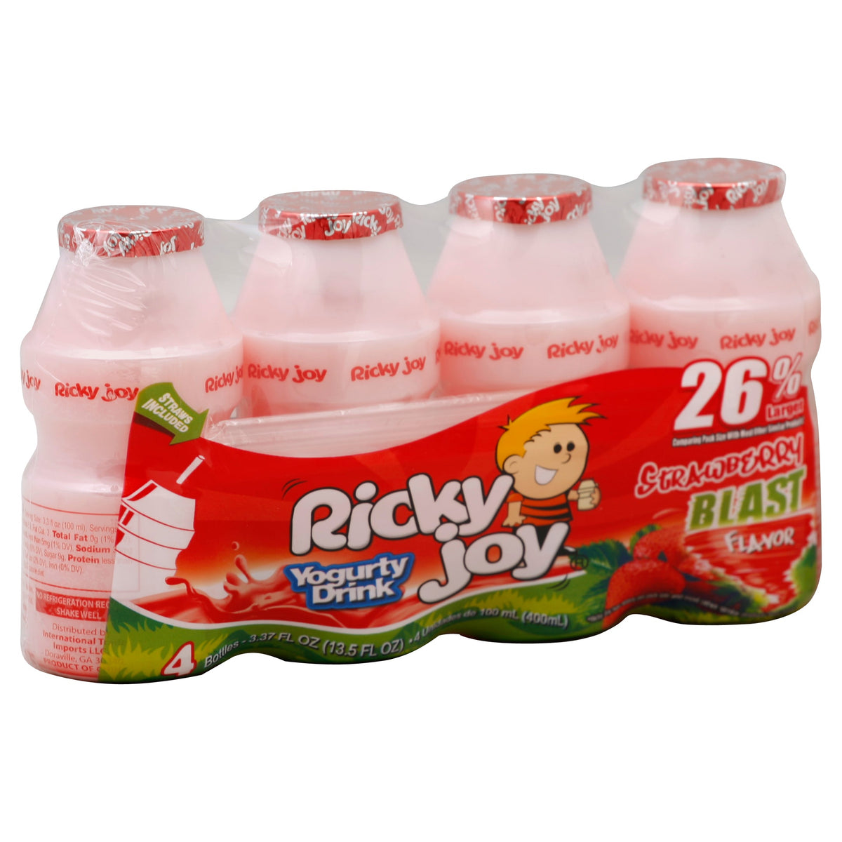 Ricky Joy Yogurty Bebida 4 ea
