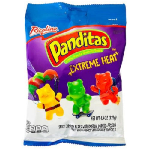 Ricolino Panditas Extra Heat Gummy Bears 4.4oz